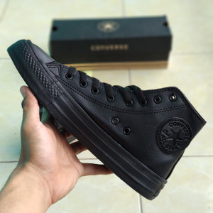 Sepatu Converse Full Black Tokopedia