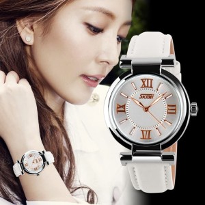Jam Tangan Wanita Original Model Casio Skmei 9075 Warna Putih Tokopedia