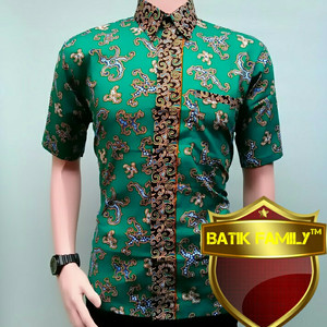 Kemeja Hem Baju Batik Pria Modern Tokopedia