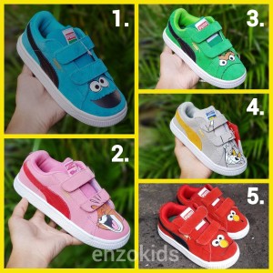Sepatu Puma Kids Suede Karakter Tokopedia