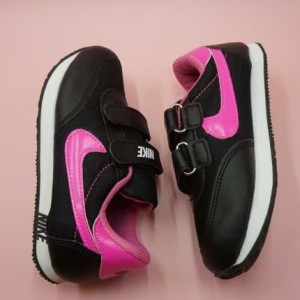 Sepatu Anak Perempuan Hitam Pink Original By Santica Michiko Sepatu Kets Tokopedia