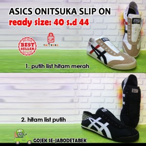 Sepatu Onitsuka Tiger Slip On Tokopedia