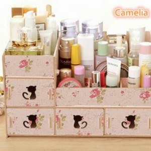 Rak Kosmetik Besar Bahan Kayu Tokopedia
