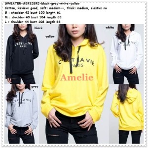 Sweater Hoodie Wanita Korea Baju Hoodie Cewek Tokopedia