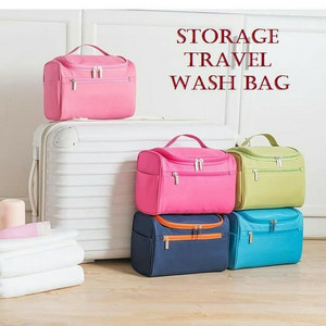 Storage Travel Wash Bag Toiletry Cosmetic Bag Tas Kosmetik Tokopedia