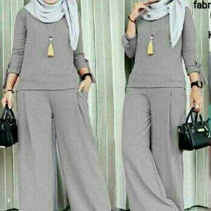Baju Setelan Kulot Hijab Tokopedia