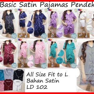 Baju Tidur Piyama Celana Pendek Tokopedia