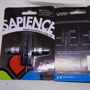 Brake Pad Brake Shoe V Brake Karet Soft Lembut Biru Harga 4 Pad Tokopedia