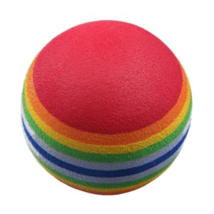 Bola Golf Pelangi Sponge Foam Busa Harga Satu Bola Tokopedia