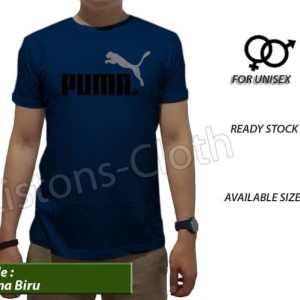 Kaos Puma Sport Run T Shirt Baju Distro Cowok Hitam Tomyliston Tokopedia