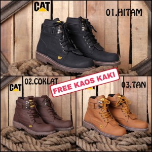 Sepatu Caterpillar Aliando Safety Boots Tokopedia