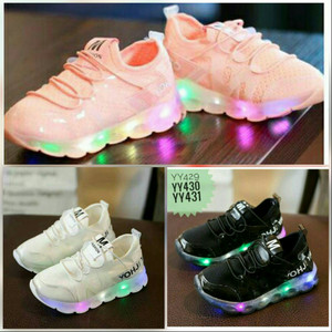 Sepatu Sekolah Led Sepatu Led Lampu Spiderman Tokopedia