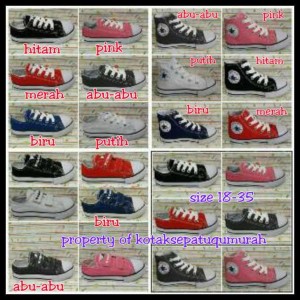 Sepatu Anak Converse Kids 26 30 Sepatu Sekolah Anak Tokopedia