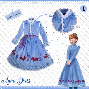 Dress Baju Anna Frozen Murah Tokopedia