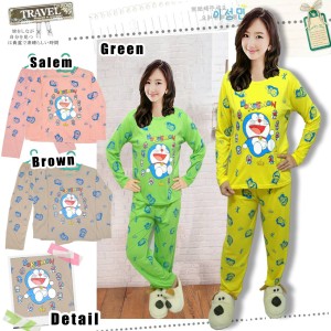 Baju Doraemon Wanita Setelan Tokopedia