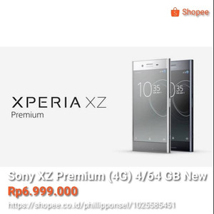 Sony Xperia Xz Premium 64 Gb Ram 4gb Baru Original Tokopedia