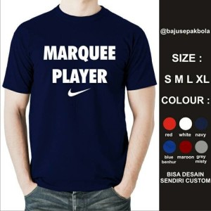 Kaos Baju Nike Player Distro Sport Biru Exclusive Jeryhansen Tokopedia