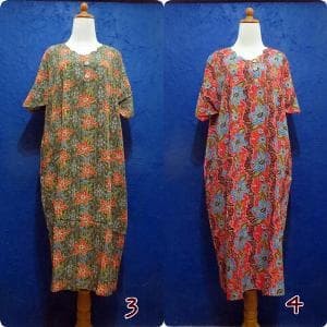 Daster Kencana Ungu Ds 40 Kub Baju Tidur Uk Besar Tokopedia