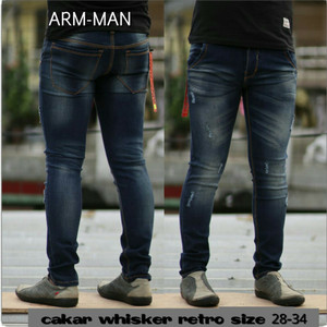 Celana Jeans Sobek Premium Tokopedia