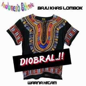 Baju Etnik Dashiki Hitam Tokopedia