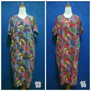 Daster Kencana Ungu Ds 40 Kub Baju Tidur Uk Besar Tokopedia