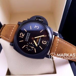 Jam Tangan Automatic Luminor Panerai Op6762 Super Chrono Hargajam Cowok Matic Otomatis Tanpa Baterai Tokopedia