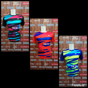 Baju Yonex Kostum Olahraga Bulutangkis Kaos Badminton Terbaru Tokopedia