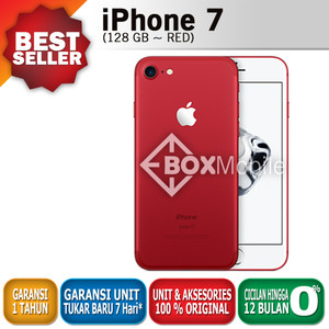 Iphone 7 128 Gb Special Red Product Tokopedia
