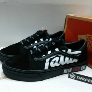 Vans Old Skool All Black Dt Original Tokopedia