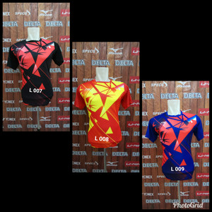 Baju Badminton New Lining Kaos Olahraga Bulutangkis Tokopedia