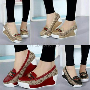 Sepatu Wedges Wanita Murah Ll77 Tokopedia