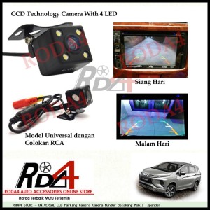 Universal Ccd Kamera Camera Mundur Mobil Kotak Led Tokopedia