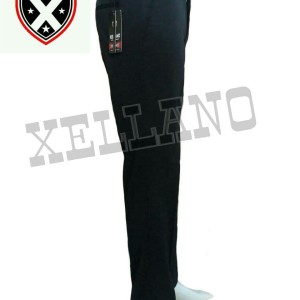 Celana Panjang Formal Xellano Vincen Pria Kantor Slimfit Bahan Drill Hitam Size 28 36 Tokopedia