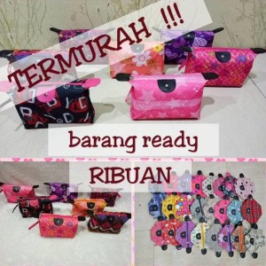 Tas Kosmetik Motif Colorfull Pouch Tile Dompet Kosmetik Tokopedia