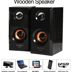 Speaker Fleco F 017 Speaker Aktif Mini Komputer Hp Tokopedia