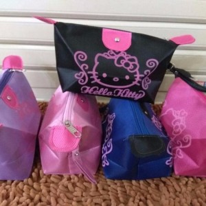 Tas Kosmetik Hellokitty Bordir Tas Makeup Cantik Tokopedia