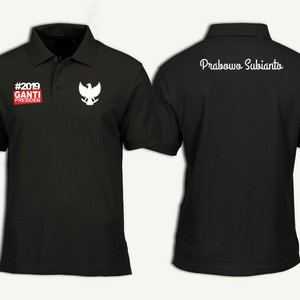 Kaos 2019 Ganti Presiden Hitam Baju Harley Tokopedia