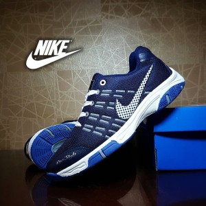 Sepatu Sport Nike Airmax Badminton Hitam Tokopedia