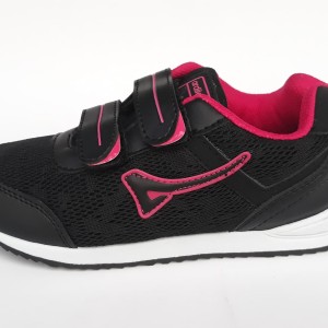 Sepatu Anak Perempuan Hitam Pink Original By Santica Michiko Sepatu Kets Tokopedia