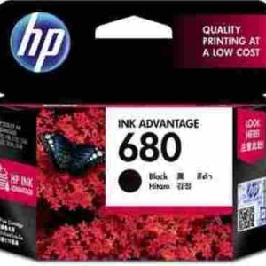 Hp 680 Black Ink Catridge F6v27aa Original Tokopedia