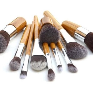 Kosmetik Make Up Brush 11 Set With Pouch Kuas Tokopedia