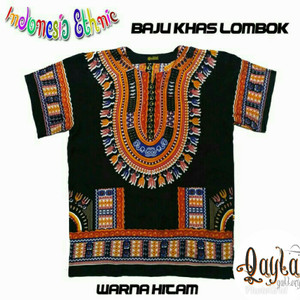 Baju Etnik Dashiki Hitam Tokopedia