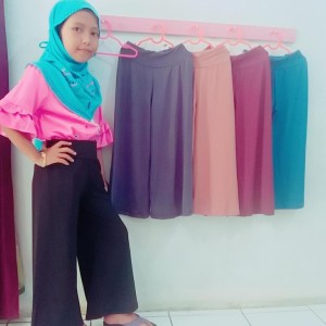Celana Panjang Anak Model Kulot 7 Smp 9 Th Tokopedia