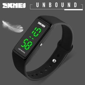 Jam Tangan Gelang Wristband Led Skmei 1265 A Original Tokopedia