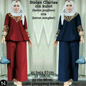Baju Setelan Kulot Hijab Tokopedia