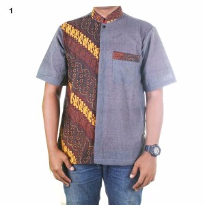 Baju Koko Batik Prasaja Motif 2 Tokopedia