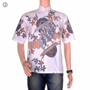 Baju Koko Batik Prasaja Motif 2 Tokopedia
