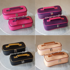 Makeup Pouch Tas Tempat Kosmetik Cantik Ungu Beauty Case Tokopedia