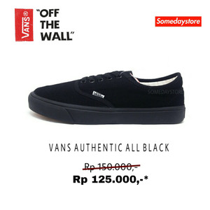 Sepatu Vans Hitam Polos Tokopedia
