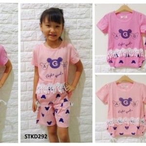 Baju Setelan Mickey Anak Perempuan Tokopedia